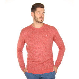 Tommy Hilfiger pánský červený svetr Basic